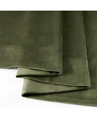 Half Price Drapes Hunter Green Signature Velvet Blackout Curtain