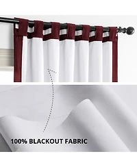 Half Price Drapes Signature Extra Wide Velvet Blackout Curtain