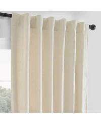 Half Price Drapes Ancient Ivory French Linen Room Darkening Curtain