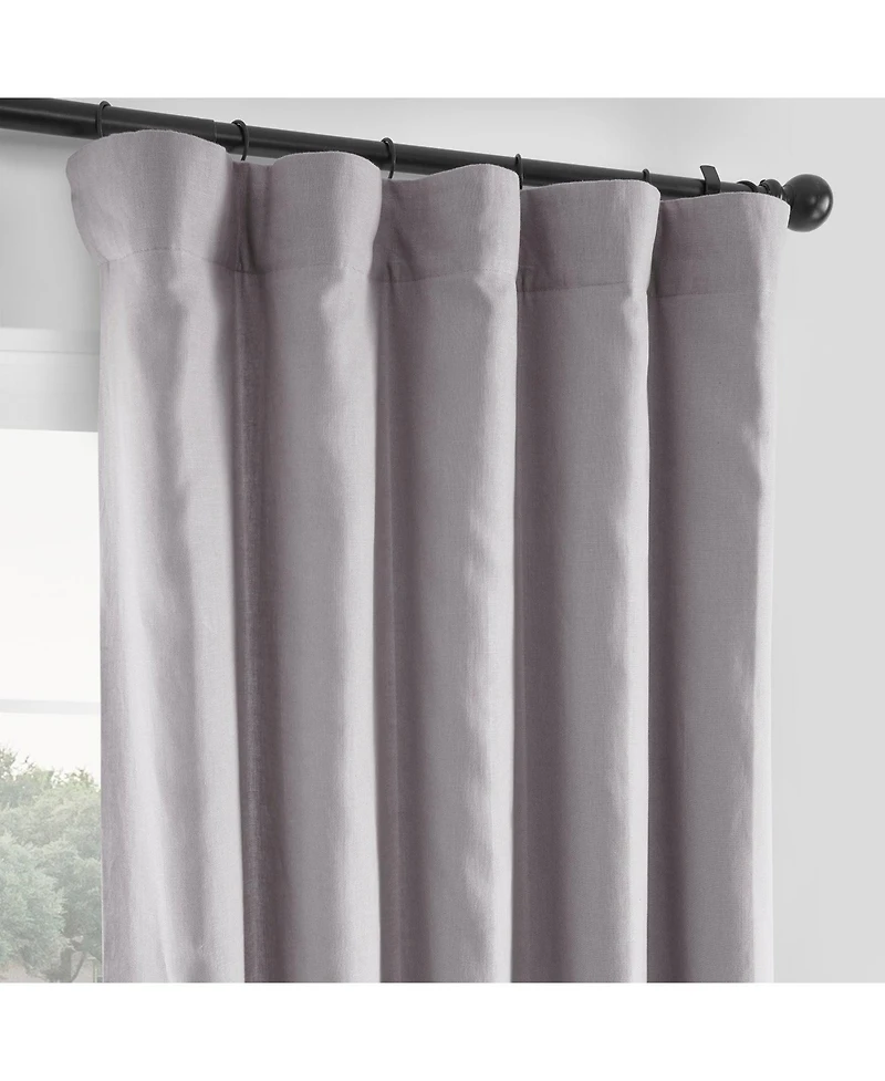 Half Price Drapes French Linen Room Darkening Curtain