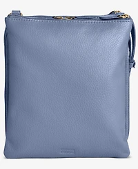 Giani Bernini Triple-Zip Pebble Leather Dasher Crossbody, Created for Macy's