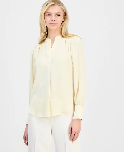 Anne Klein Petite V-Neck Top