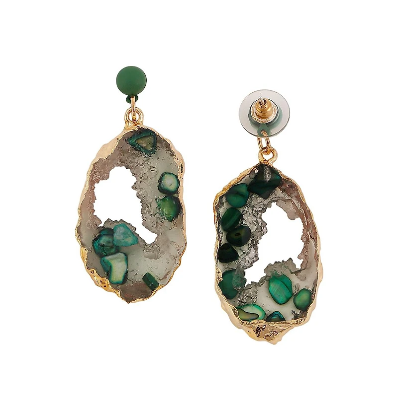 Sohi Women's The Wilderness Drop Earrings