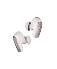 Bose QuietComfort Ultra Wireless Noise Cancelling Earbuds, White Smoke, Bundle with Usb-c/Usb-a Wall Charger