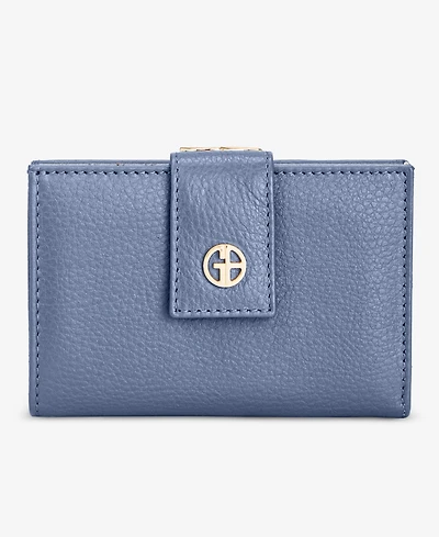 Giani Bernini Softy Leather Framed Colorblock Wallet, Created for Macy's