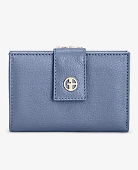 Giani Bernini Softy Leather Framed Colorblock Wallet, Created for Macy's