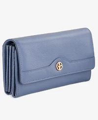 Giani Bernini Pebble Leather Receipt Wallet, Exclusively at Macy's