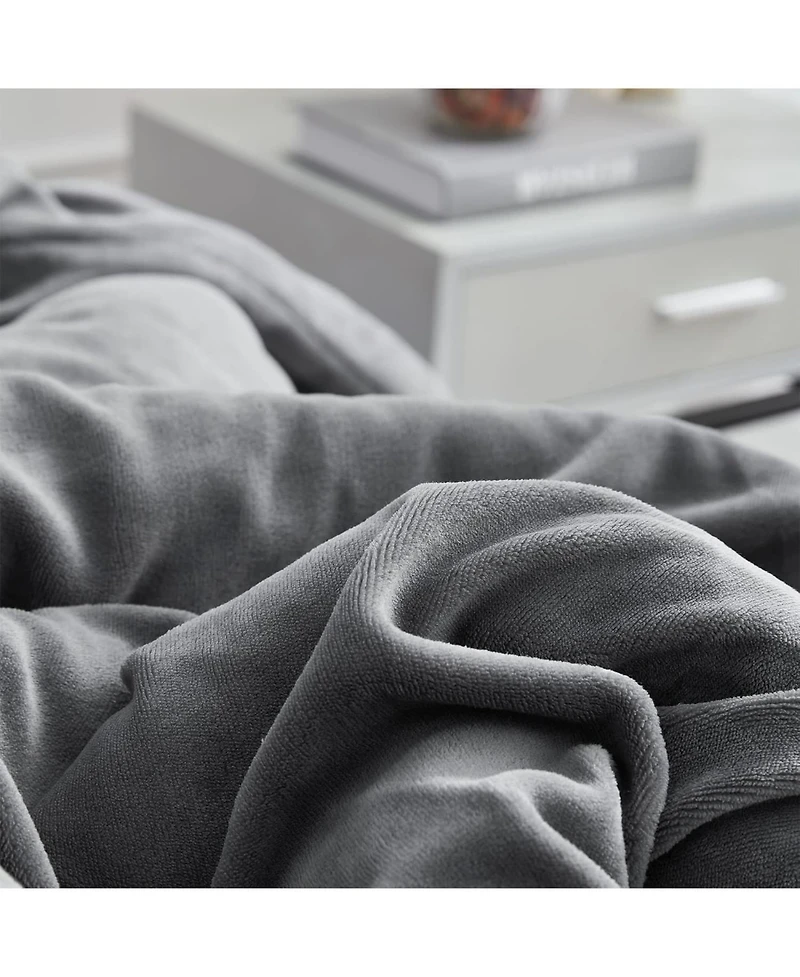 Git Cozy - Coma Inducer Oversized Comforter Set - Darkest Gray