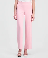 Anne Klein Women's High-Rise Wide-Leg Pull On Pants