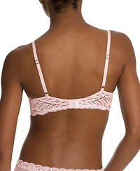 Natori Women's Feathers Lace Contour Underwire Plunge Bra 730023