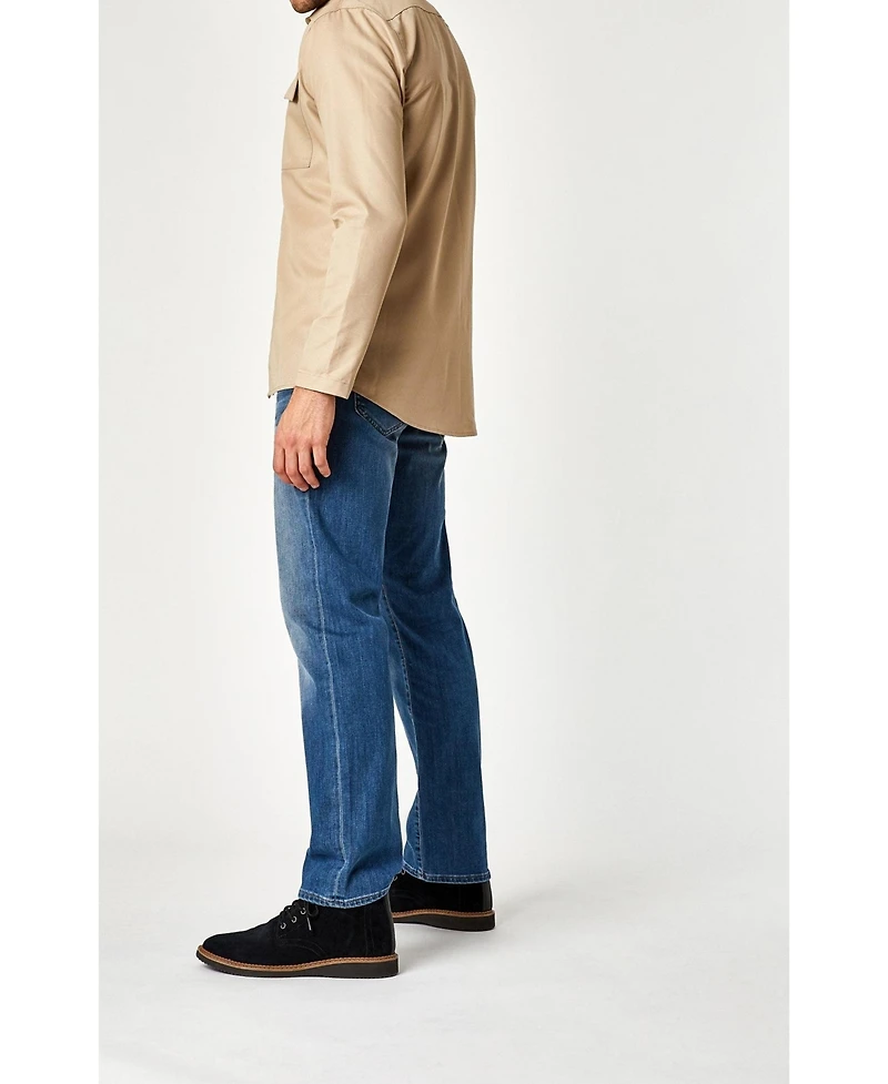 Mavi Jeans Men's Myles Straight Leg Mid Shaded Williamsburg