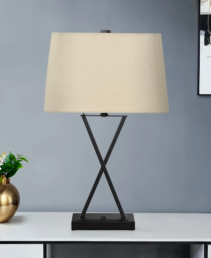 Monarch Specialties Lighting 25" Metal Table Lamp