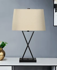 Monarch Specialties Lighting 25" Metal Table Lamp
