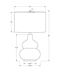 Monarch Specialties Lighting 25" Ceramic Table Lamp
