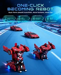 Sugift 1/18 Scale 2-in-1 Sports Car Toys Rc Car