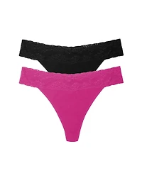Natori Women's Bliss Perfection One Thong 2-Pack