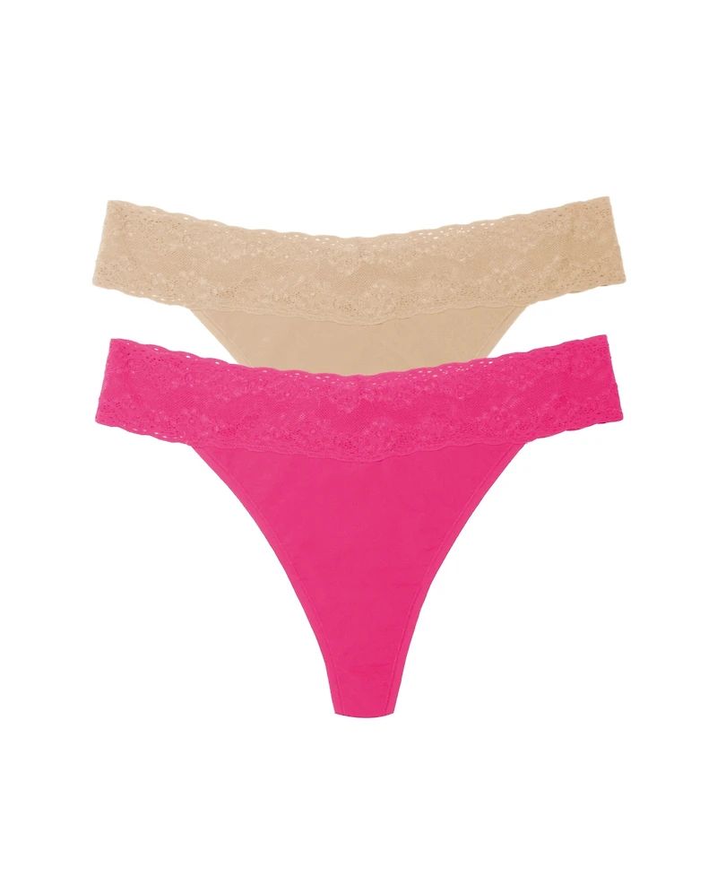 Natori Women's Bliss Perfection One Thong -Pack
