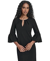 Jessica Howard Women's Bubble-Sleeve Sheath Dress