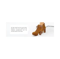 Birch Block Heeled Ankle Boots Women