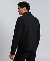 Kennth Cole Men's Flex Water-Resistant Full-Zip Utility Jacket