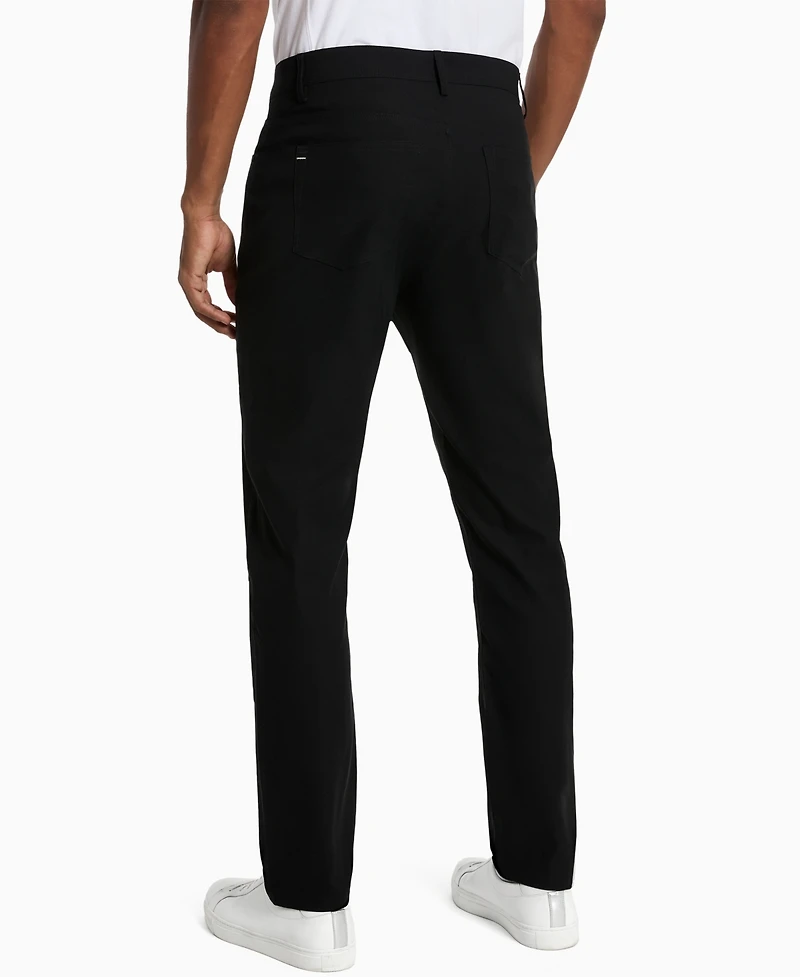 Kenneth Cole Men's Slim-Fit 5-Pocket Tech Pants