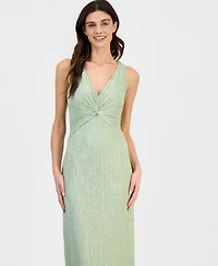 Connected Women's Twist-Front Sleeveless Gown