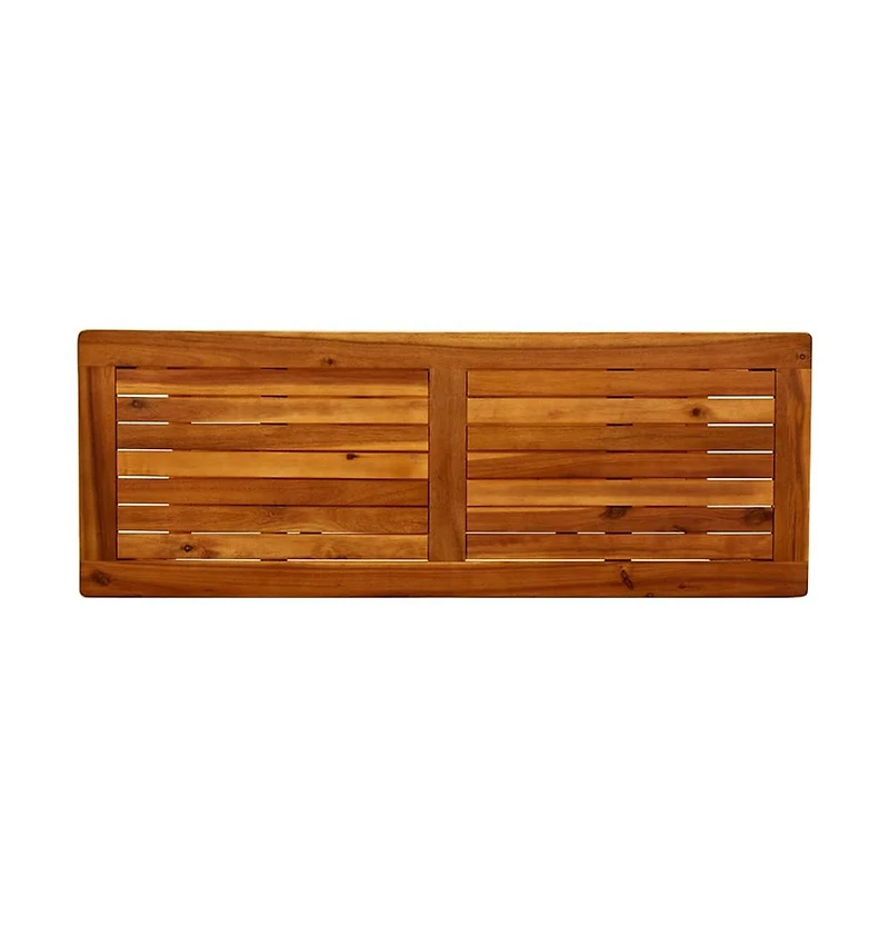 vidaXL Patio Console Table 43.3"x15.7"x29.5" Solid Acacia Wood