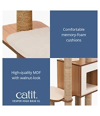 Catit Vesper High Base Xl, Walnut