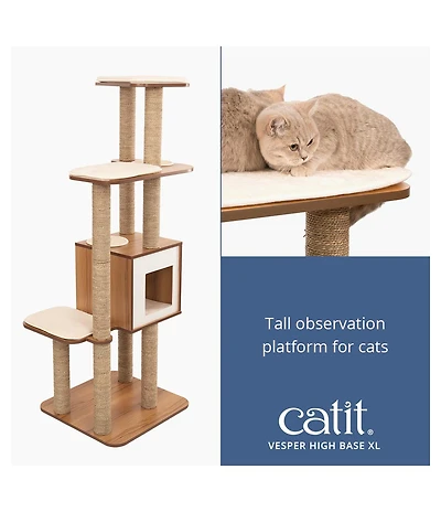 Catit Vesper High Base Xl, Walnut