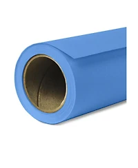 Savage 2 Pack Widetone Seamless Background Paper, 86" wide x 36' Studio Blue, #58 - With Microfiber Cleaning Cloth