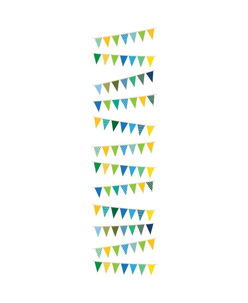 Savage 53"x18' Printed Background Paper, Party Banners, 2-Pack, Bundle with 4x 1-1/4x1" Steel Spring Orange Clamp