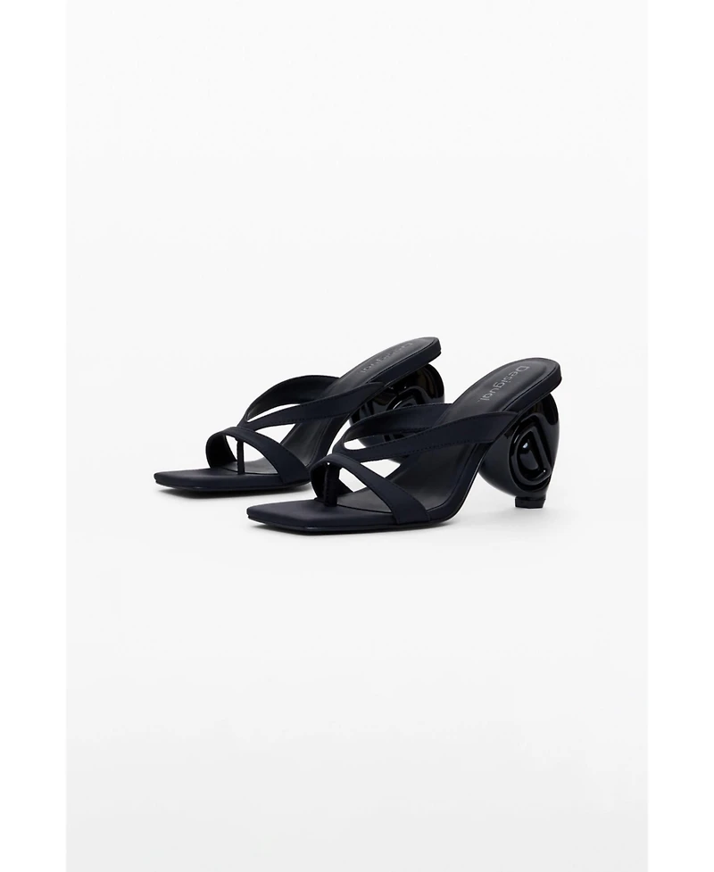 Desigual Women's Sandalia tacon corazon