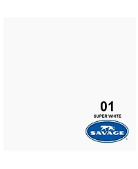 Savage 86"x36' Widetone Seamless Background Paper, 2-Pack, Bundle with 4x 1-1/4x1" Steel Spring Clamp