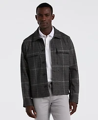 Perry Ellis Men's Bold Power Plaid Print Jacket