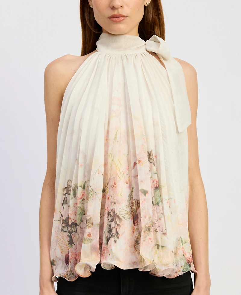 En Saison Women's Charlotte Turtle Neck Pull-On Top