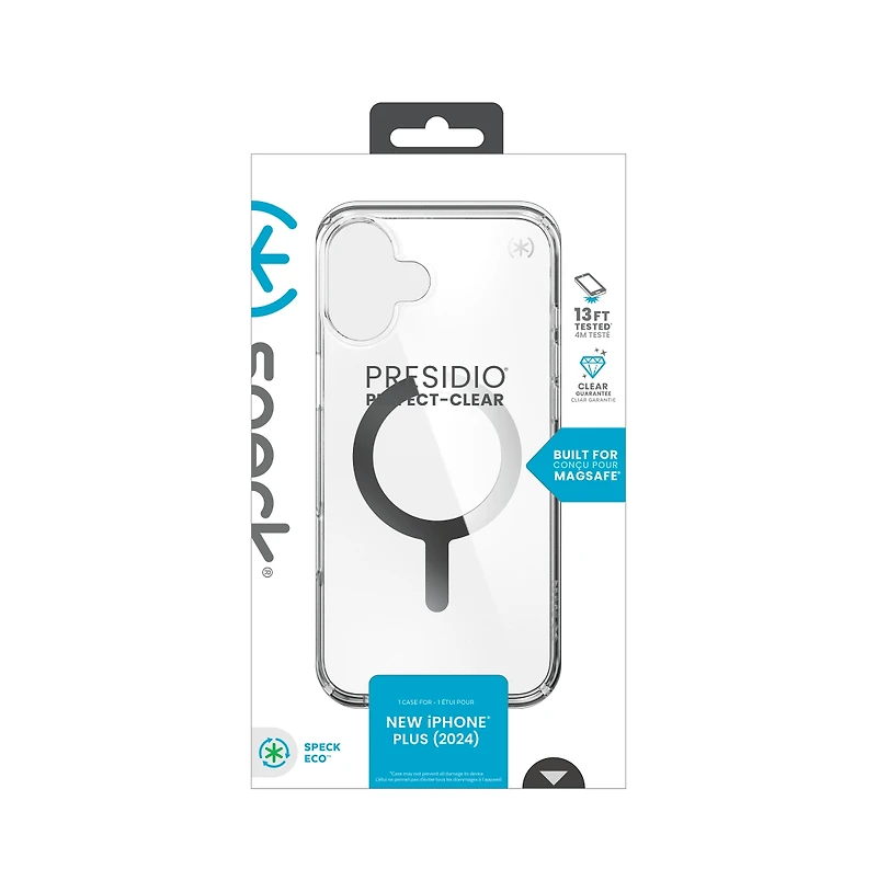 Speck Presidio Perfect Clear MagSafe Case for Apple iPhone 16 Plus