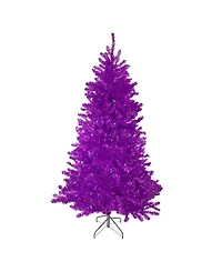 Northlight 7" Metallic Tinsel Artificial Christmas Tree Unlit