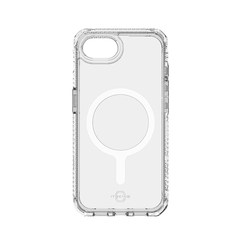 ITSkins Hybrid_R Clear MagSafe Case for Apple IPSE2025 / iPhone 15 / iPhone 14 / iPhone 13