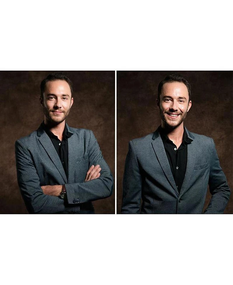 Savage 5x7' Collapsible Backdrop with 8' Aluminum Stand, Brown/Industrial Grunge