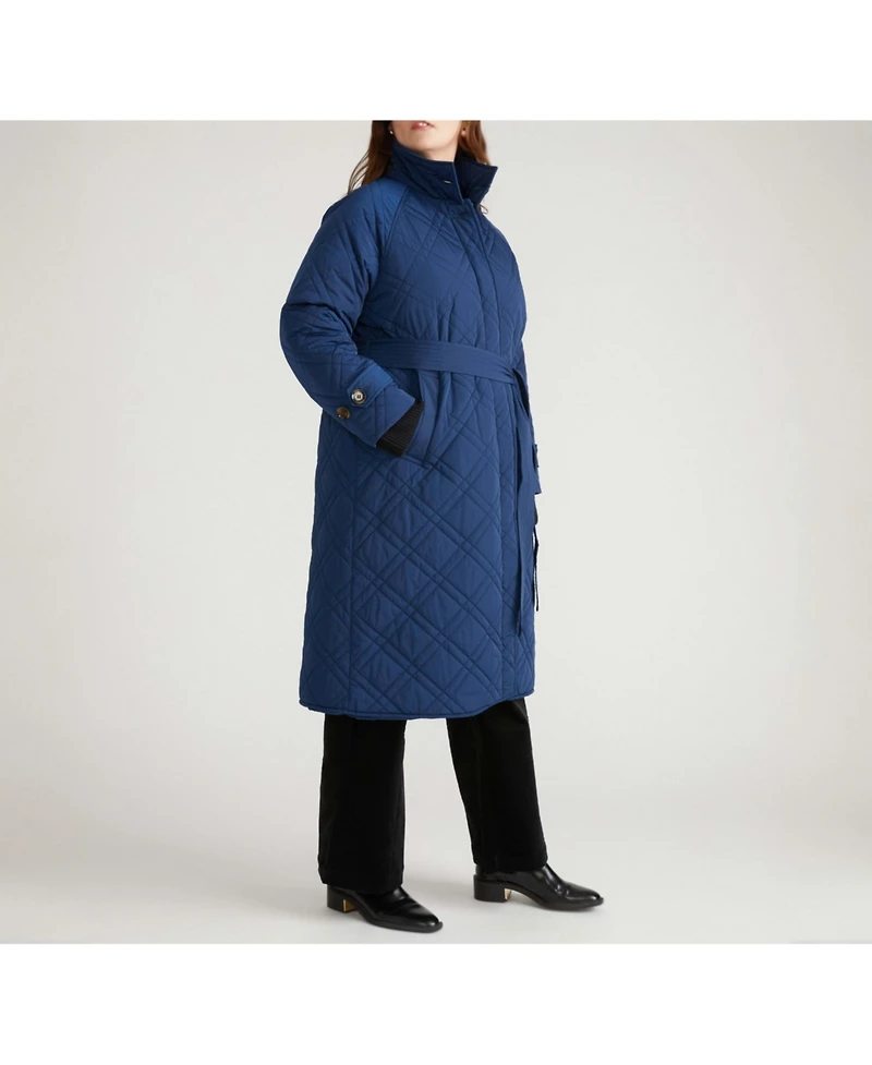 Universal Standard Plus Nehra Quilted Coat