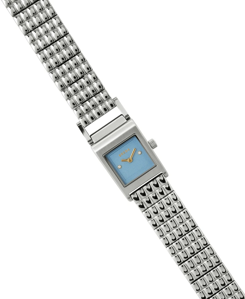 Breda Women's 'Revel' Silver Stainless Steel Bracelet Watch, 18mm