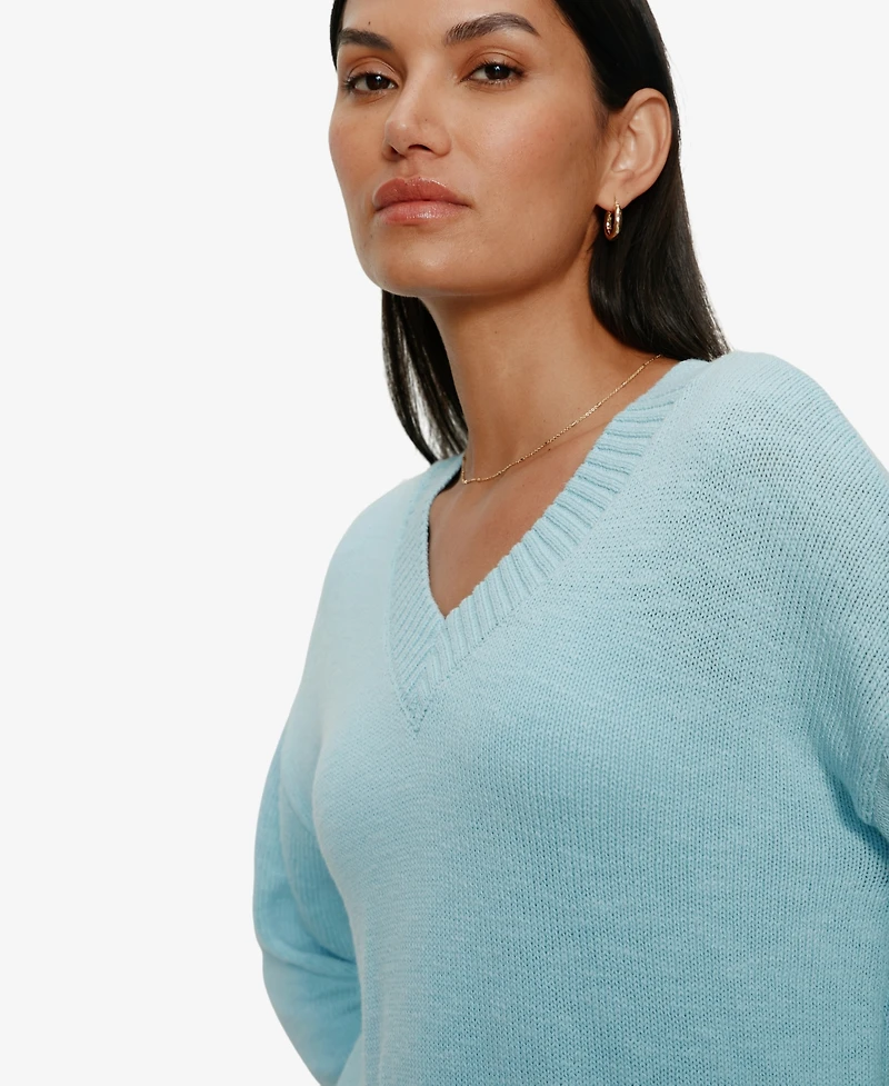 Sanctuary Women's Classic V-Neck Sweater