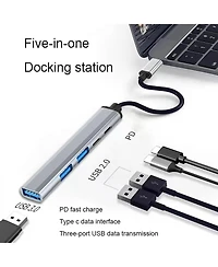 Mini 5N1 Type-c to Usb Hub