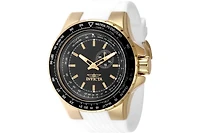 Invicta Men's 49734 Aviator Quartz VD72 Black Dial Watch