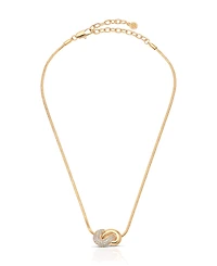 Ettika Gold Plated Love Me Knot Necklace