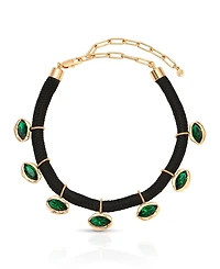 Ettika Midnight Luxe Crystal Choker Necklaces
