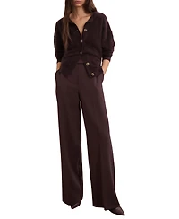 Reiss Women's Brushed Cashmere Cardigan Sweater