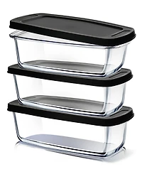 Nestl Airtight 6-Pc. Rectangular Bread Loaf Containers Set