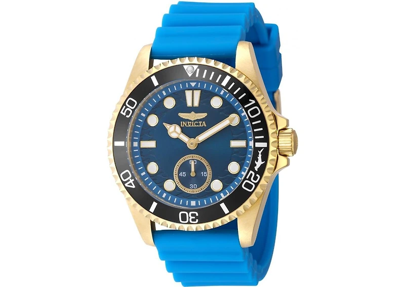 Invicta Men's 49353 Pro Diver Quartz VD78 Light Blue Dial Watch