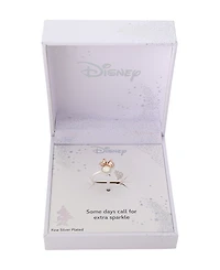 Disney Minnie Mouse Cubic Zirconia Heart and Mother of Pearl Ring